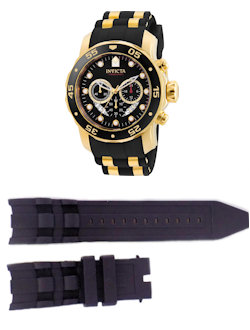 Ремешок для часов Invicta Pro Diver Черный