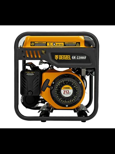 Генератор инверторный Denzel GK-2200iF, 2,2 кВт, 230 В, ручной старт 94707