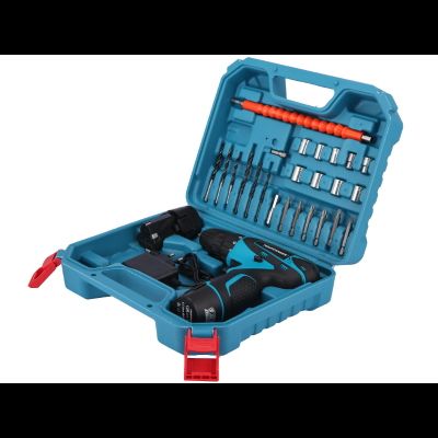 Аккумуляторная дрель-шуруповерт с набором PROFIPOWER MK-12BT