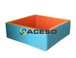 "Сухой бассейн" (квадратный без аппликации) - голубо-оранжевый