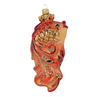 Елочная игрушка "золотая рыбка" купить в интернет-магазине SpbSharik