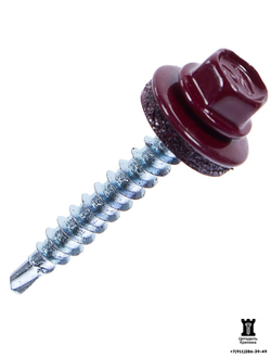 Саморез кровельный DAXMER 4.8х29 RAL 3005 (250 шт)