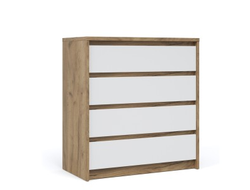 Спальня МИШЕЛЬ - Комод МИШЕЛЬ Дуб крафт золотой/Белый жемчуг