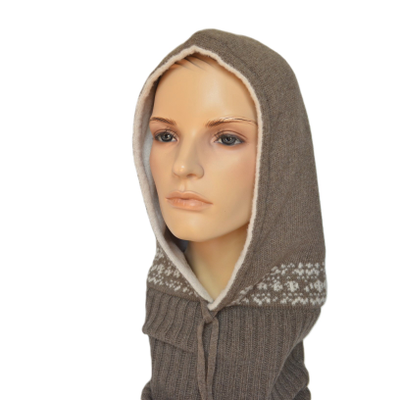 Итальянский вязаный капюшон Визио