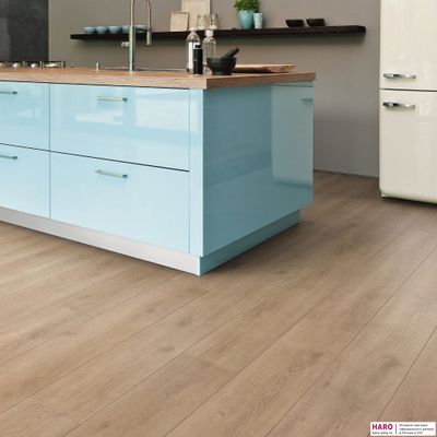 Ламинат Haro Tritty 100 Gran Via Дуб Венето Кремовый 535269 32 класс толщина 8 мм с фаской 2.68 м2