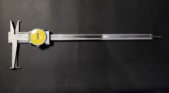 Штангенциркуль с круговой шкалой 300 мм 0.02 для внутренних канавок