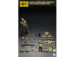 ПРЕДЗАКАЗ - Пулеметчик ССО РФ - Коллекционная ФИГУРКА 1/6 scale Special Operation Forces of The Russian Federation (SSO) (26075B) - Easy&Simple ?ЦЕНА: 26300 РУБ.?