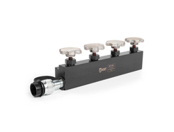 Кран распределительный КГР-4 четырехканальный для гидравлических систем КВТ