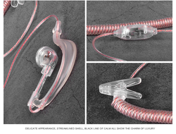 Гарнитура Kenwood HF-001 прозрачная