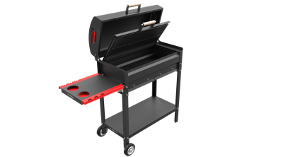 Мангал-Гриль РЕДЛАЙНЕР Комфорт Эйр, с решёткой-гриль из чугуна, с боковой полкой