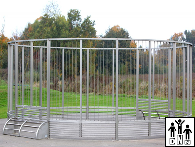 Ринг для панны высокий из нерж. стали DNN