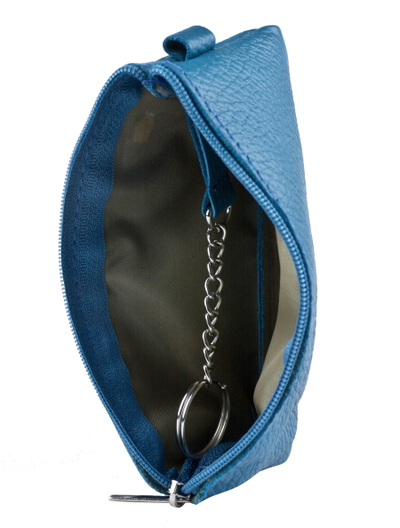 Кожаная ключница Fresine blue (арт. 7104-07)