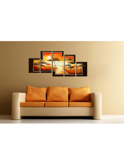 Модульная картина "Дорога к солнцу"