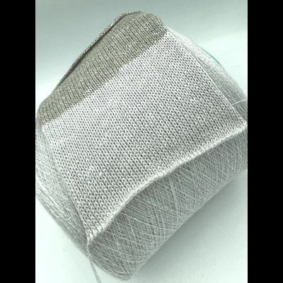 Filati Biagioli Modesto art. GINKO (филати биаджиоли модесто арт. гинко), состав: 46% WS кашемир, 27% SETA шёлк, 27% LINO лён, Nm. 2150 м в 100 гр. жемчужный серый