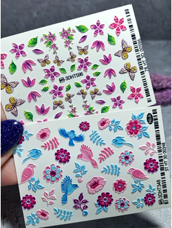 Набор слайдеров для ногтей в ассортименте (2 штуки) №77