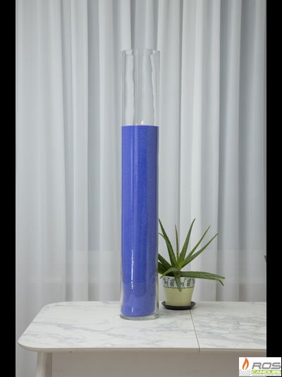 Насыпная свеча "Цилиндр 100 см", фиолетовая "Фиолетовый"