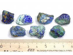 Азурит, Малахит, Азуромалахит, коллекционный образец в ассортименте, Россия, Алтай (15-20 мм, 2,5-4,5 г) №27086