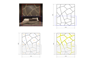 Подготовили необходимые схемы и раскладки для работы. Согласуем с клиентом и пустим в работу.