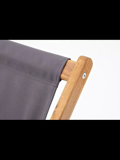 Кресло-шезлонг из акации CAPRI темно-серый