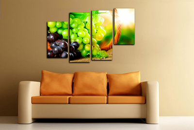 Модульная картина "Лоза винограда"