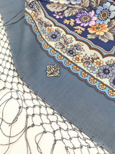 Павловопосадский платок Возьмёмся за руки, друзья 1973-13