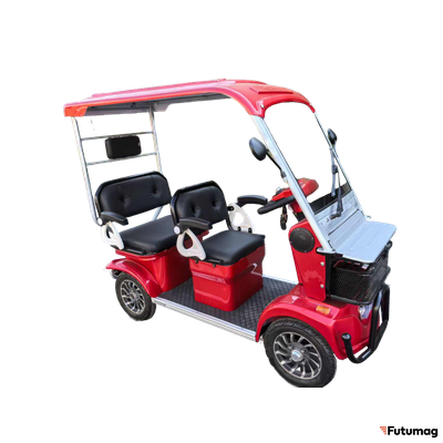 Гольфкар GreenCamel Сонора A3 ECO (3 seats 1000W R8) красный