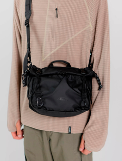Сумка Elliker Nidder Roll Top Crossbody Bag 6L Black фото 3