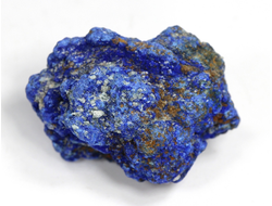 Азурит, необработанный "дикий" образец, Россия, Челябинская обл., Михеевское  месторождение (26*21*21 мм, 11 г) №28303