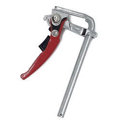 Струбцина для установки в паз с храповым механизмом