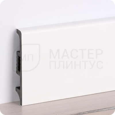 Плинтус из вспененного ПВХ Волшебная палочка самоцветы RAL 9003