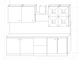 Кухня с образца Прямая длина 270см. х высота 226см., фасады эмаль  + ПВХ, стеновая панель МДФ Альбико глянец. Кухня в Салоне Тверь. ул. Коробкова д. 1