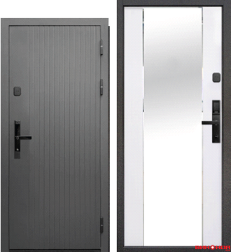 Е-Тайга 10 см 2МДФ Зеркало	 УМНЫЙ ЗАМОК