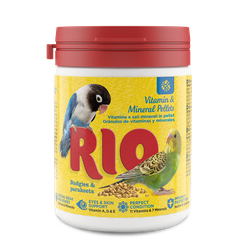 Rio Витаминно-минеральные гранулы для волнистых и средних попугаев, 120 г