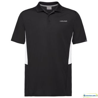 Теннисная футболка-поло Head Club Tech Polo Shirt M (Black)