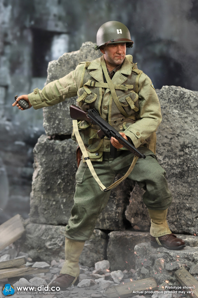 КАПИТАН ДЖОН МИЛЛЕР (СПАСТИ РЯДОВОГО РАЙАНА, ТОМ ХЭНКС) - ФИГУРКА 1/6 WWII US 2nd Ranger Battalion Series 3 Captain Miller (A80145) - DID