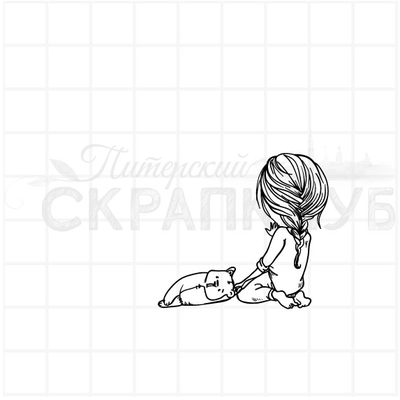 ФП штамп "Мишка тоже не спит"