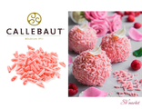 Стружка (завитки) шоколадная Клубничная Callebaut, 50гр