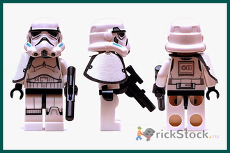 # 5002938 Минифигурка «Сержант Штурмовиков» / “Stormtrooper Sergeant” Minifigure (Polybag 2015)