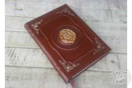 Тиснение логотипов, гербов и эмблем на коже