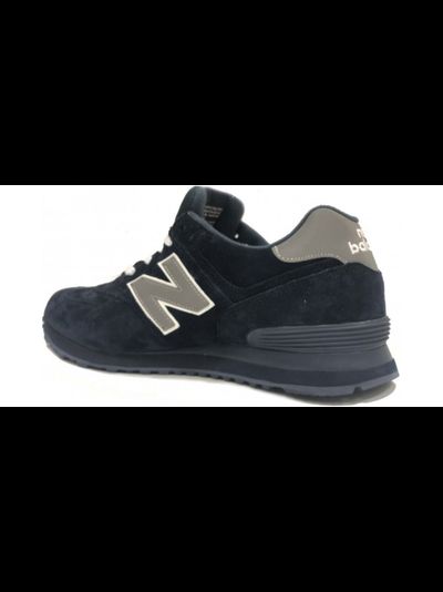 New Balance 574 Темно-синие с серым