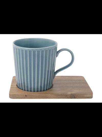 Набор кружек Время отдыха, синяя, жёлтая, 0,38 л, 2 шт