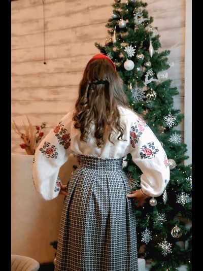 Юбка "Гусиная лапка"