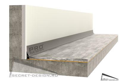 ПЛИНТУС CORNER L 584 PRO DESIGN - анодированный