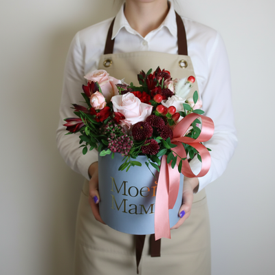 Цветочная композиция для мамы № 614