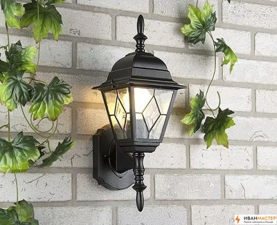 Установка уличного светильника цена в Москве ИВАНМАСТЕР