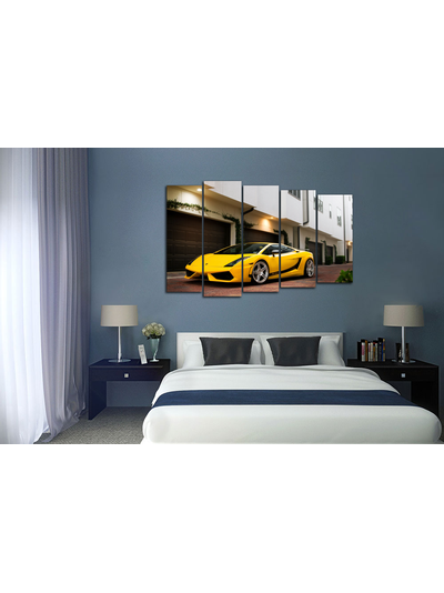 Модульная картина &quot;Ламборджини галардо&quot;