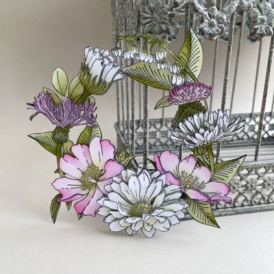 ФП набор штампов &quot;Цветущий сад&quot;