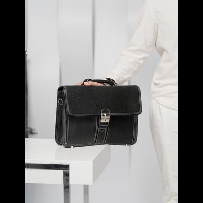 Кожаный портфель Feudo black (арт. 2014-01)