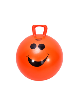 Мяч-попрыгун LiveUp 45 см оранжевый с ручкой