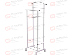 KOC114W Напольная костюмная вешалка, стойка для хранения одежды белая